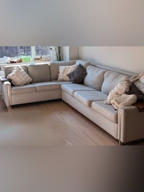 Neutral Beige Accent Pillow - Brand Unspecified